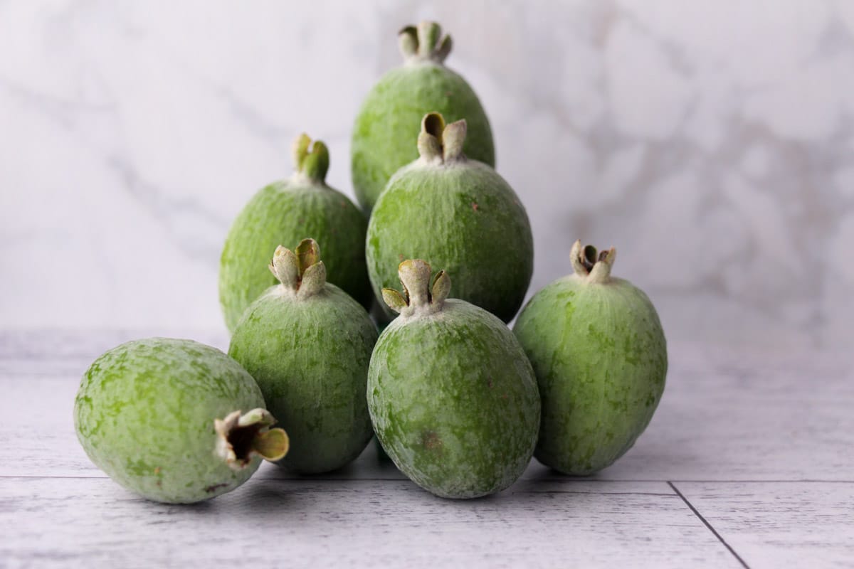 Feijoa fruit.